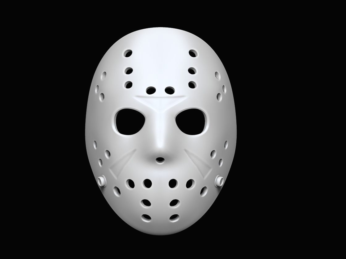 Jason Voorhees Halloween Mask 3d digital download 3D print model_4