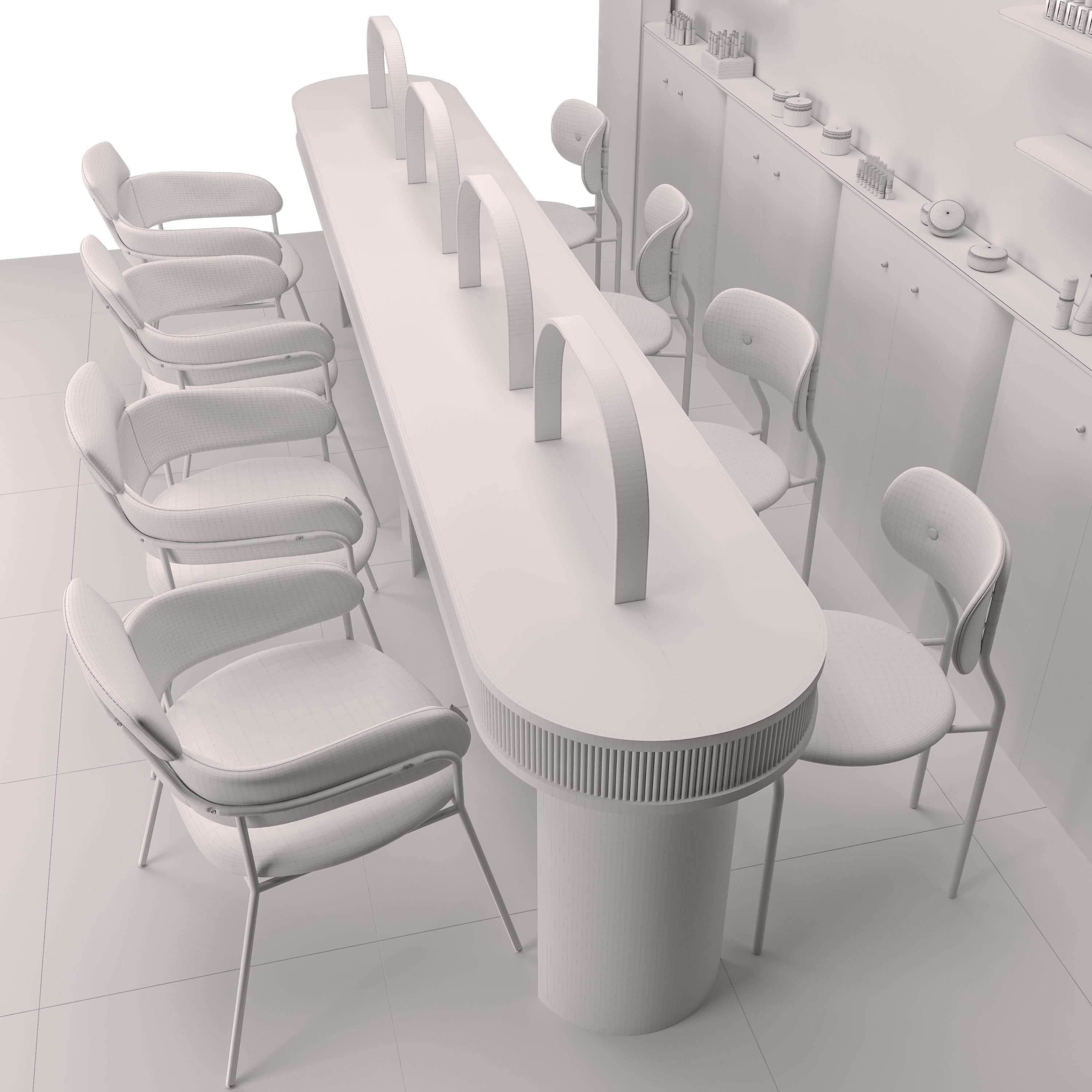 Beauty salon 3D model_9