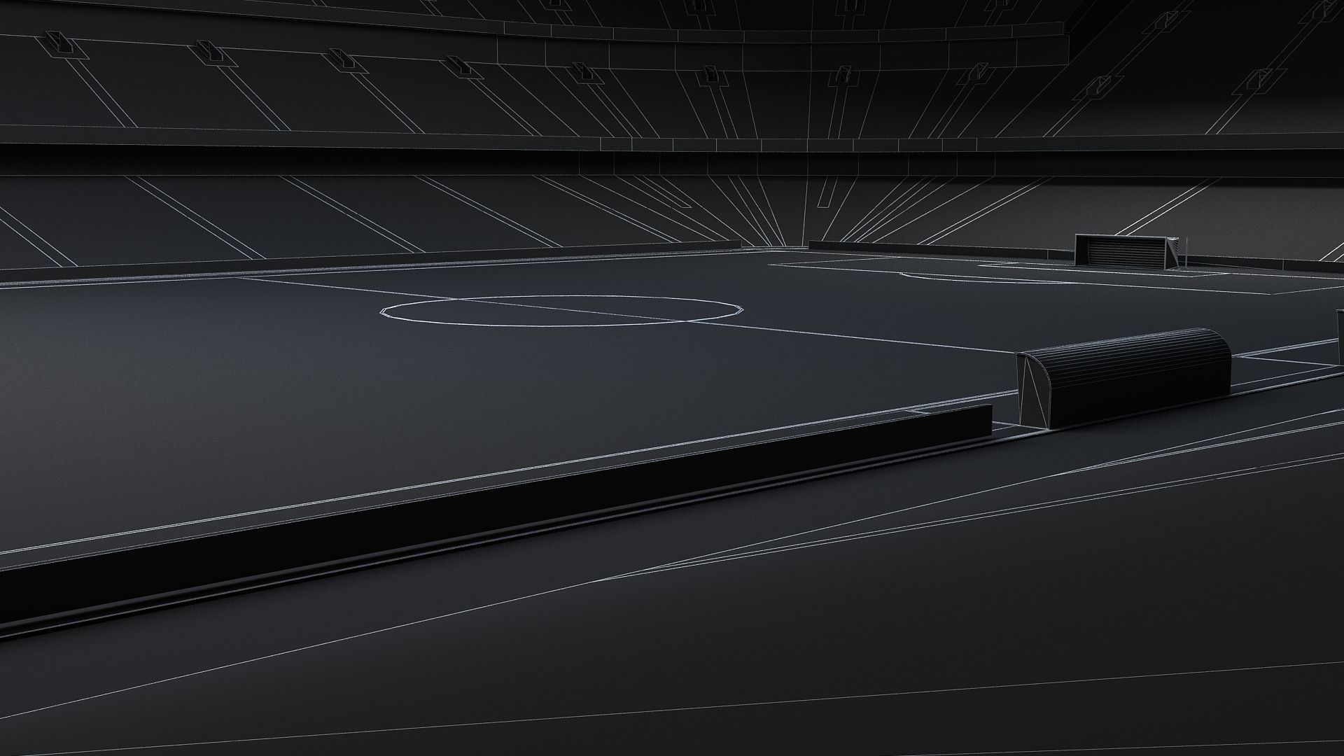 Al Bayt Stadium Low-poly 3D model_22