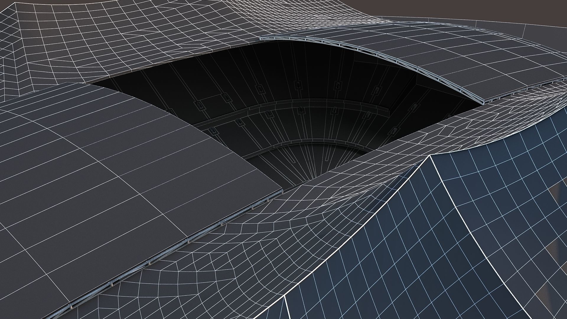 Al Bayt Stadium Low-poly 3D model_18