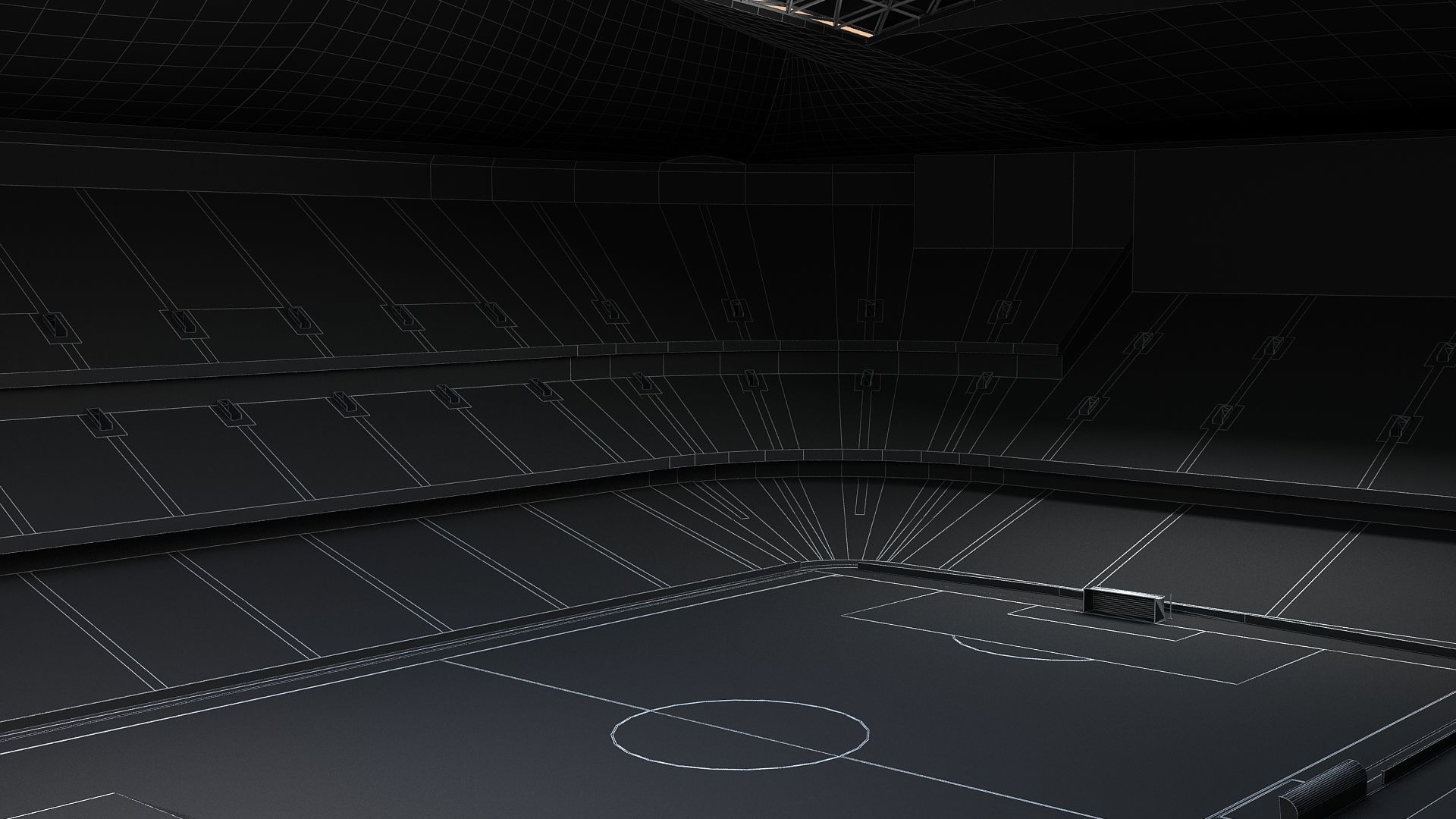 Al Bayt Stadium Low-poly 3D model_20