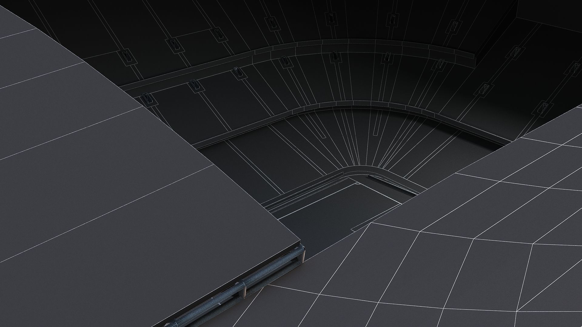 Al Bayt Stadium Low-poly 3D model_19