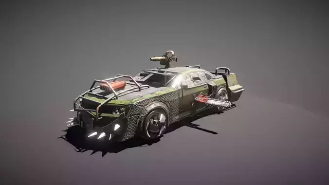 Customizable Post-Apocalyptic Car - 03 - Chevy