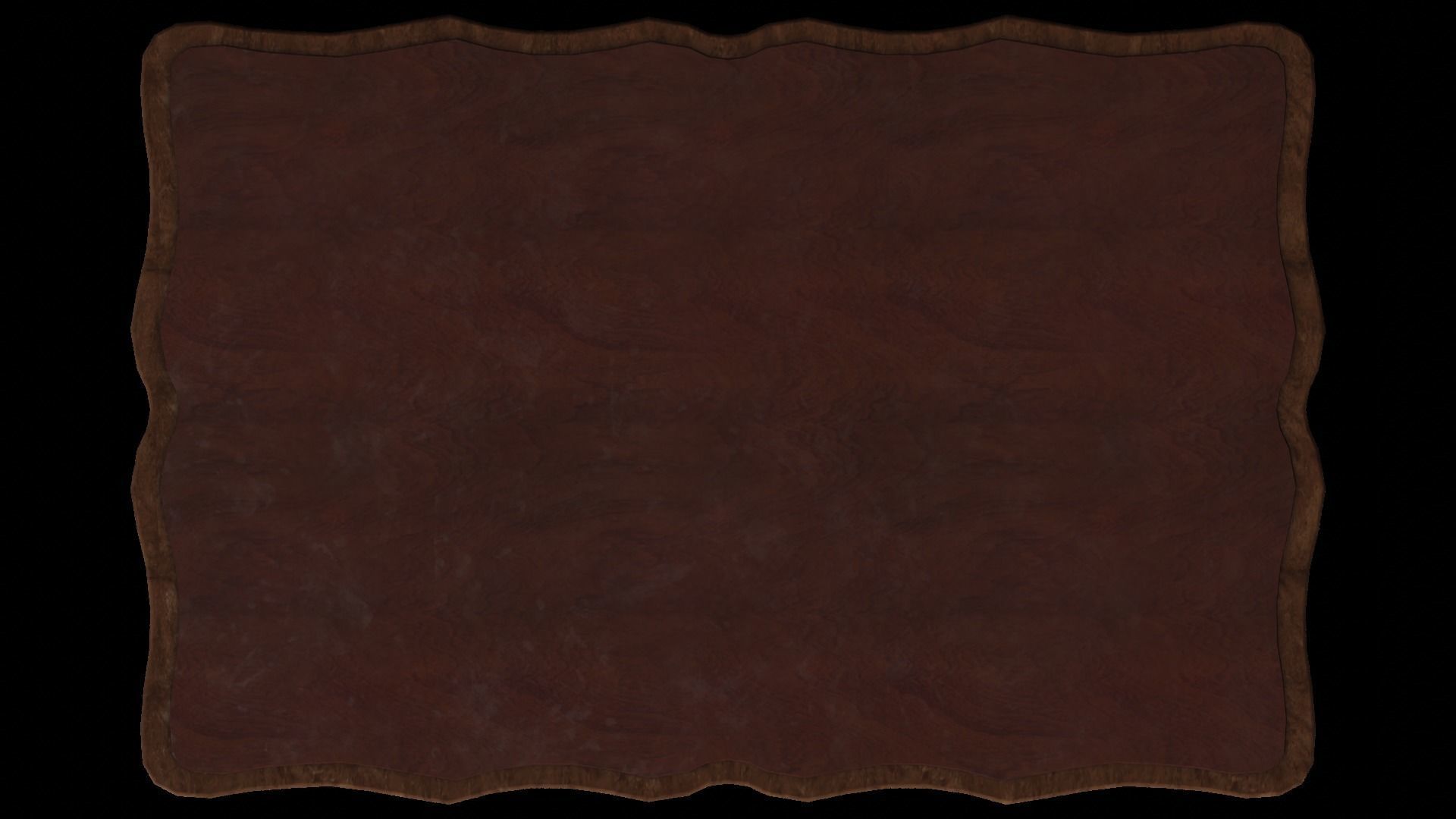 Antique Table 03 Low-poly 3D model_5