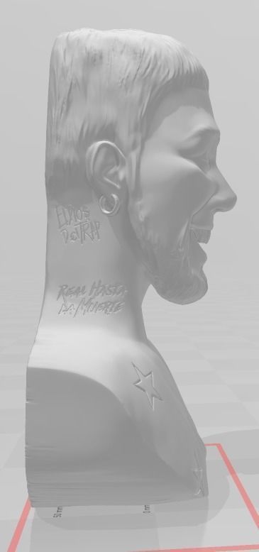 Busto Anuel aa 3D print model_3