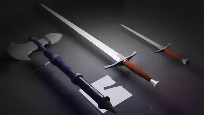 Weapon set axe
