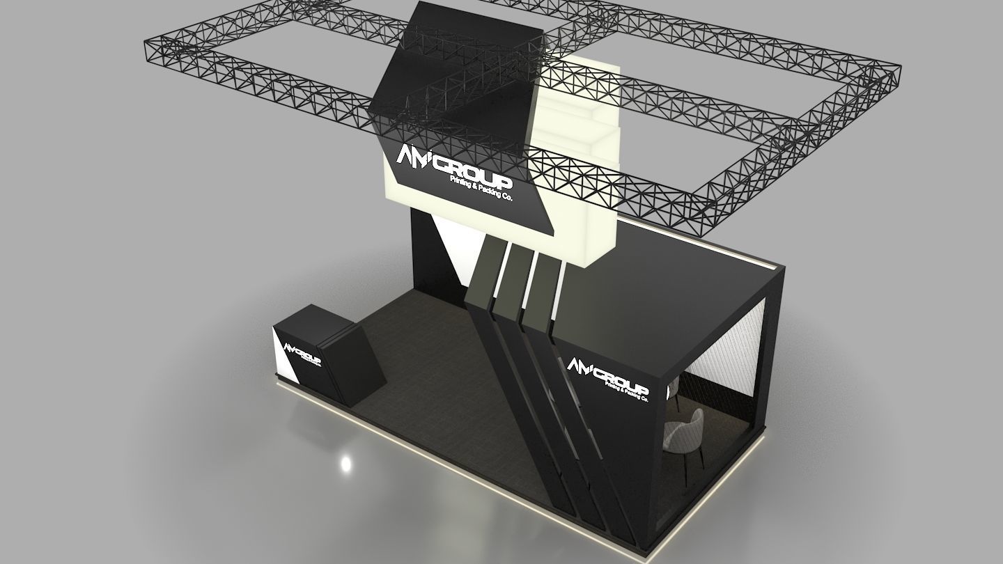 Exhibition Booth 3D model_5