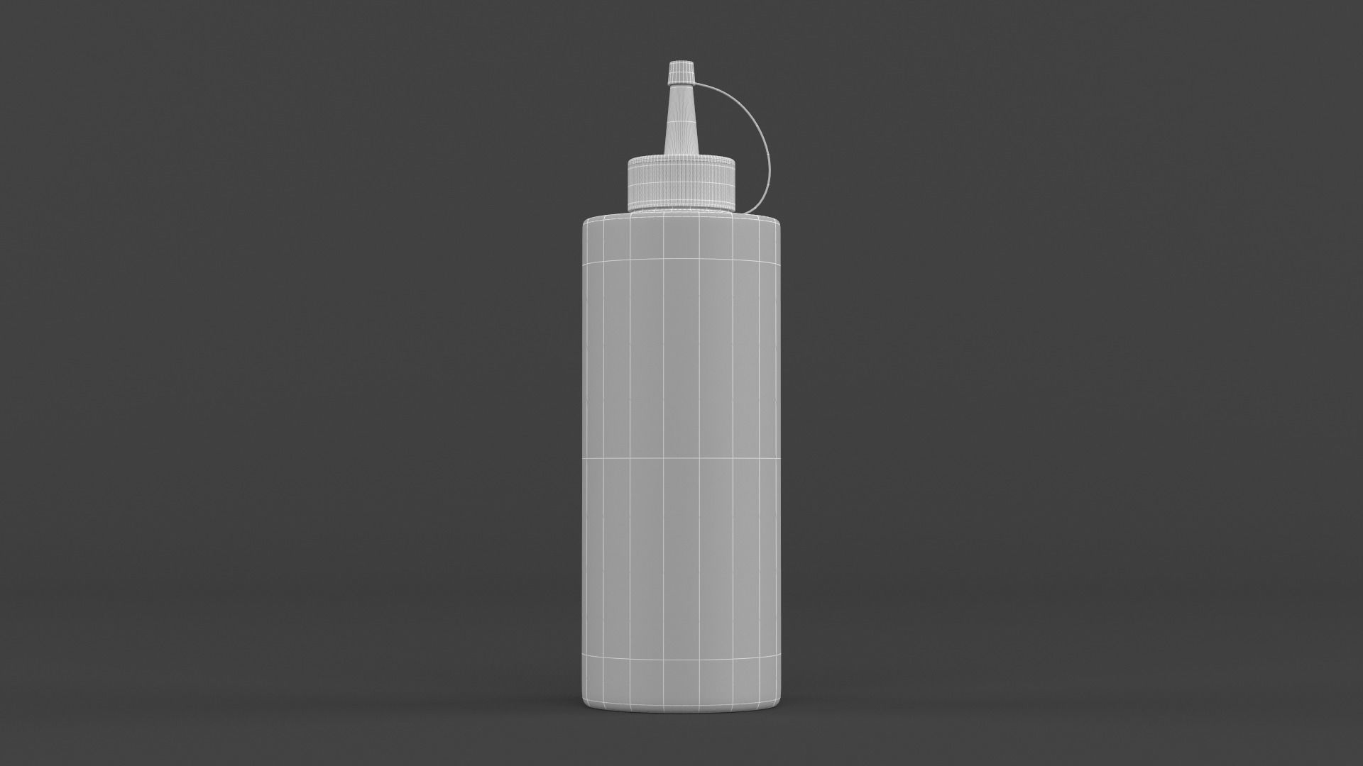 Sauce Bottles 3D model_12