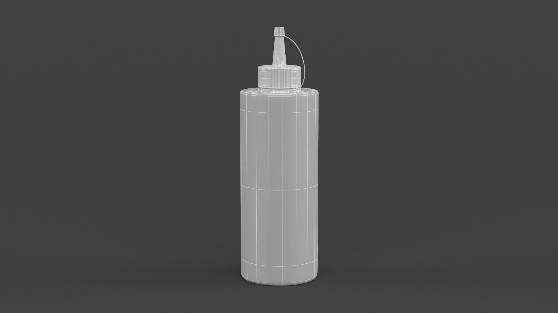 Sauce Bottles 3D model_11
