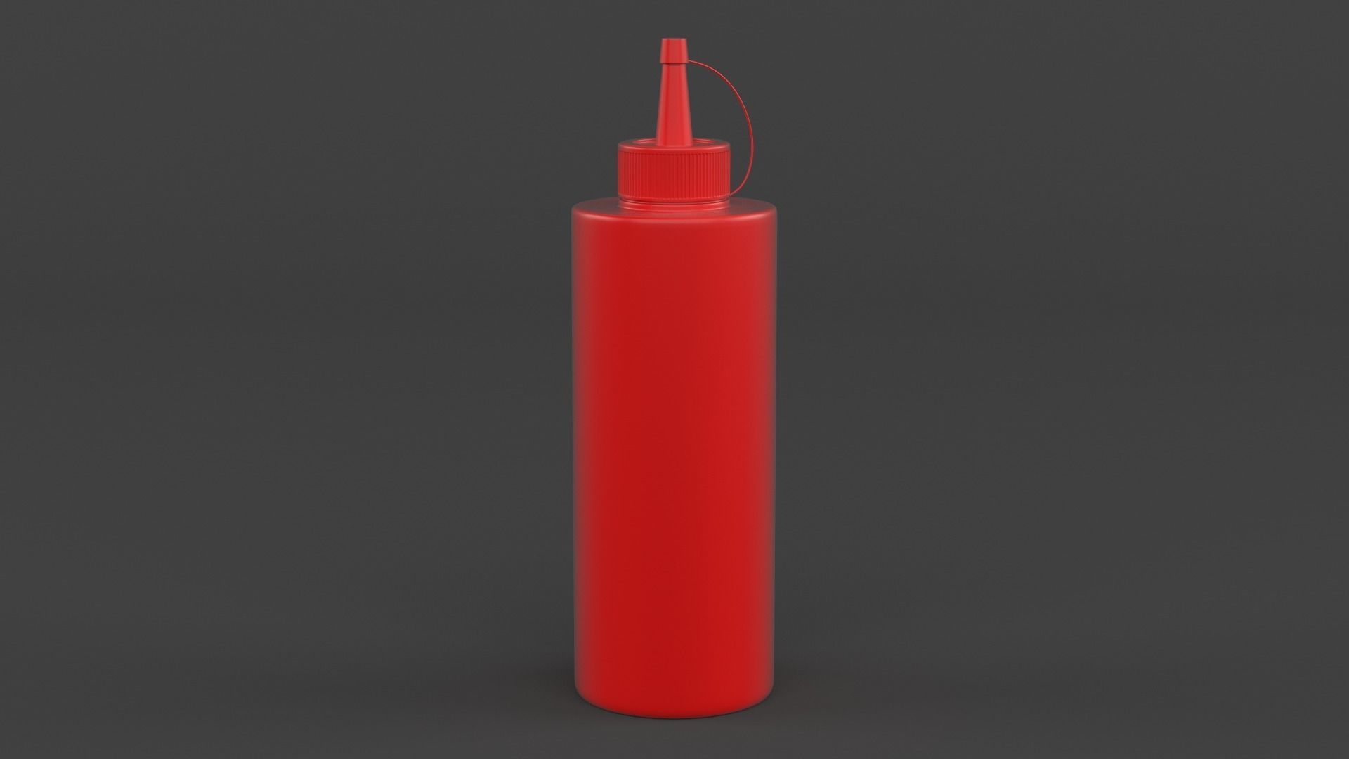 Sauce Bottles 3D model_2