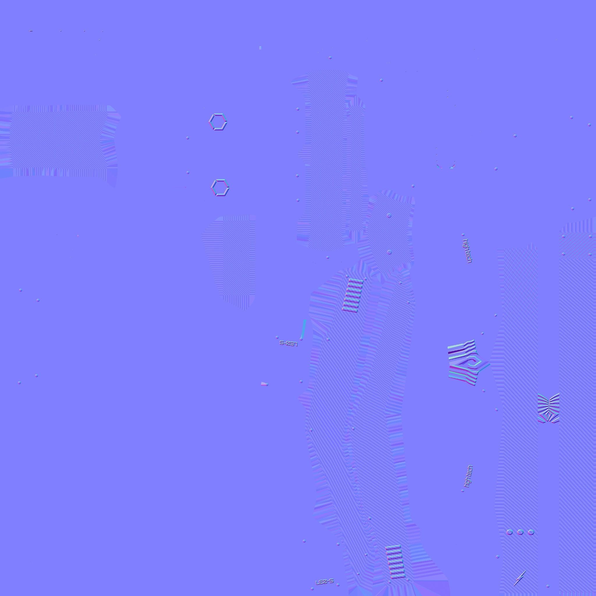 SciFi War Axe A05 Black Yellow - Sci Fi Weapon Design Low-poly 3D model_24