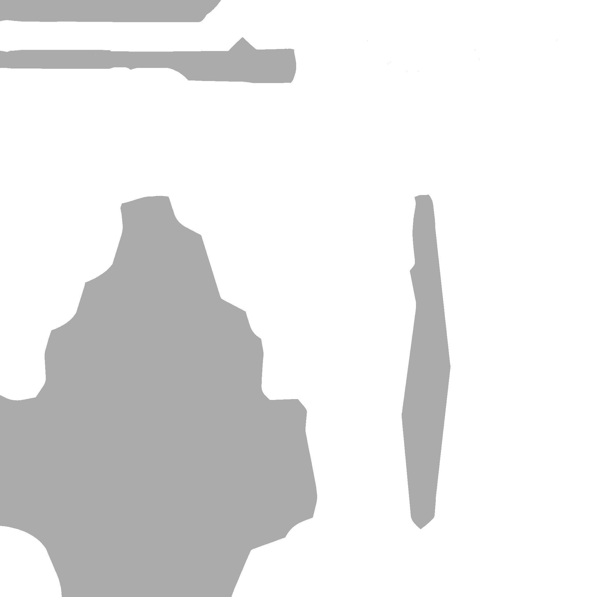 SciFi War Axe A07 Black White - Sci Fi Weapon Design Low-poly 3D model_25