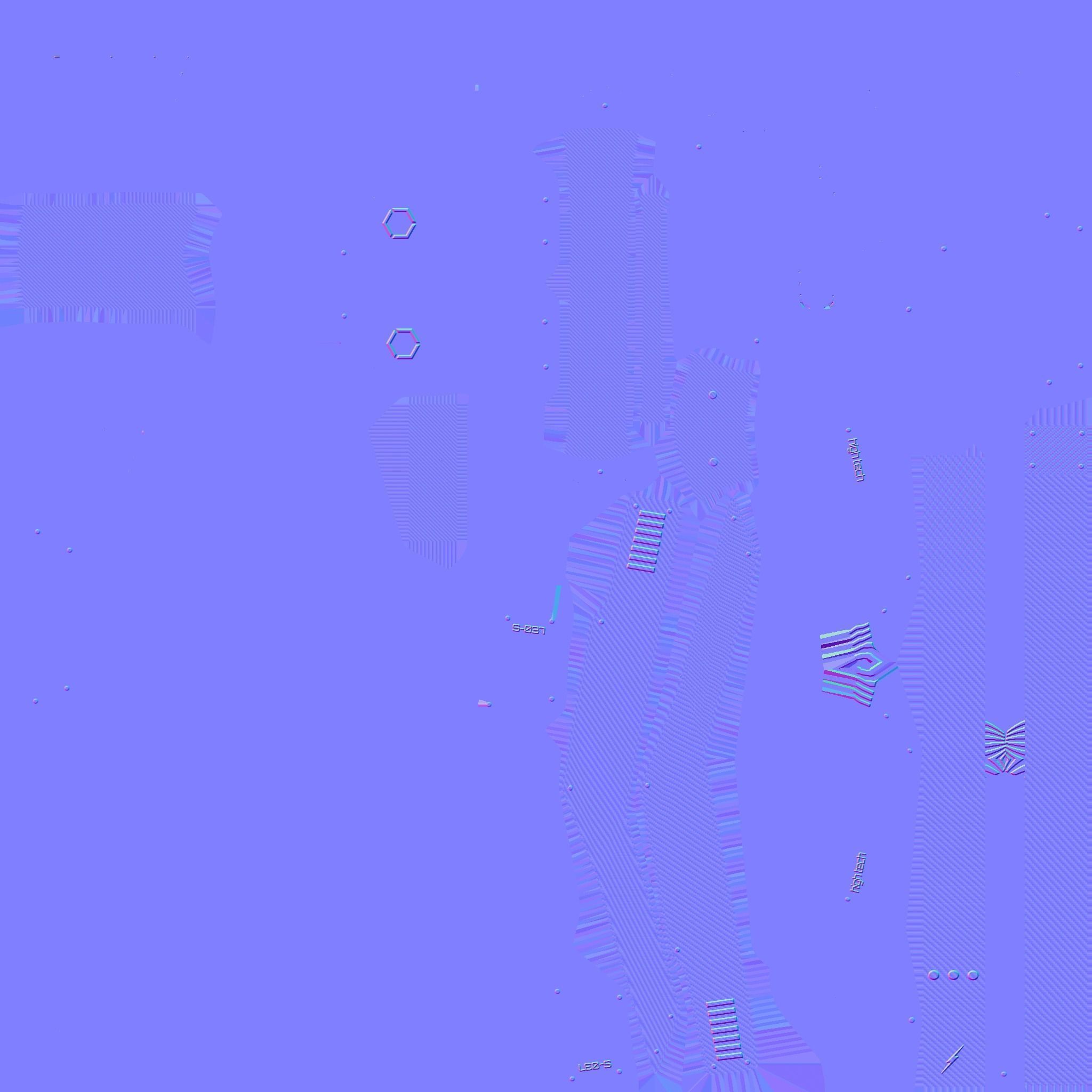 SciFi War Axe A07 Black White - Sci Fi Weapon Design Low-poly 3D model_24