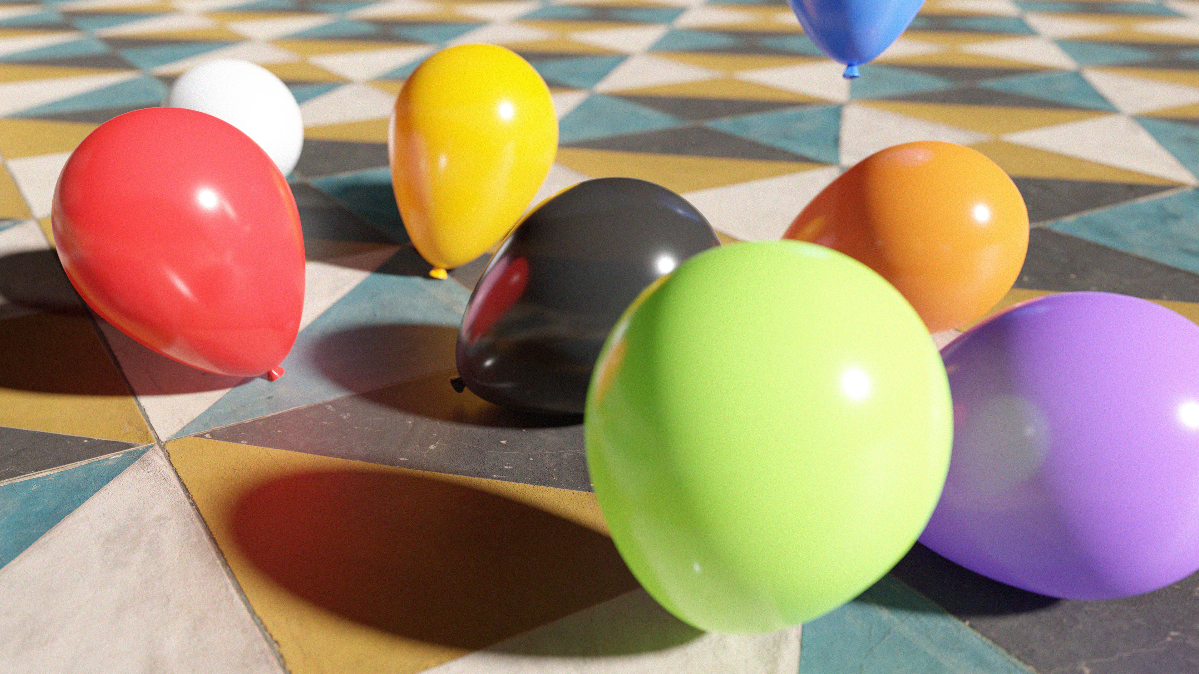 Balloons 3D model_4