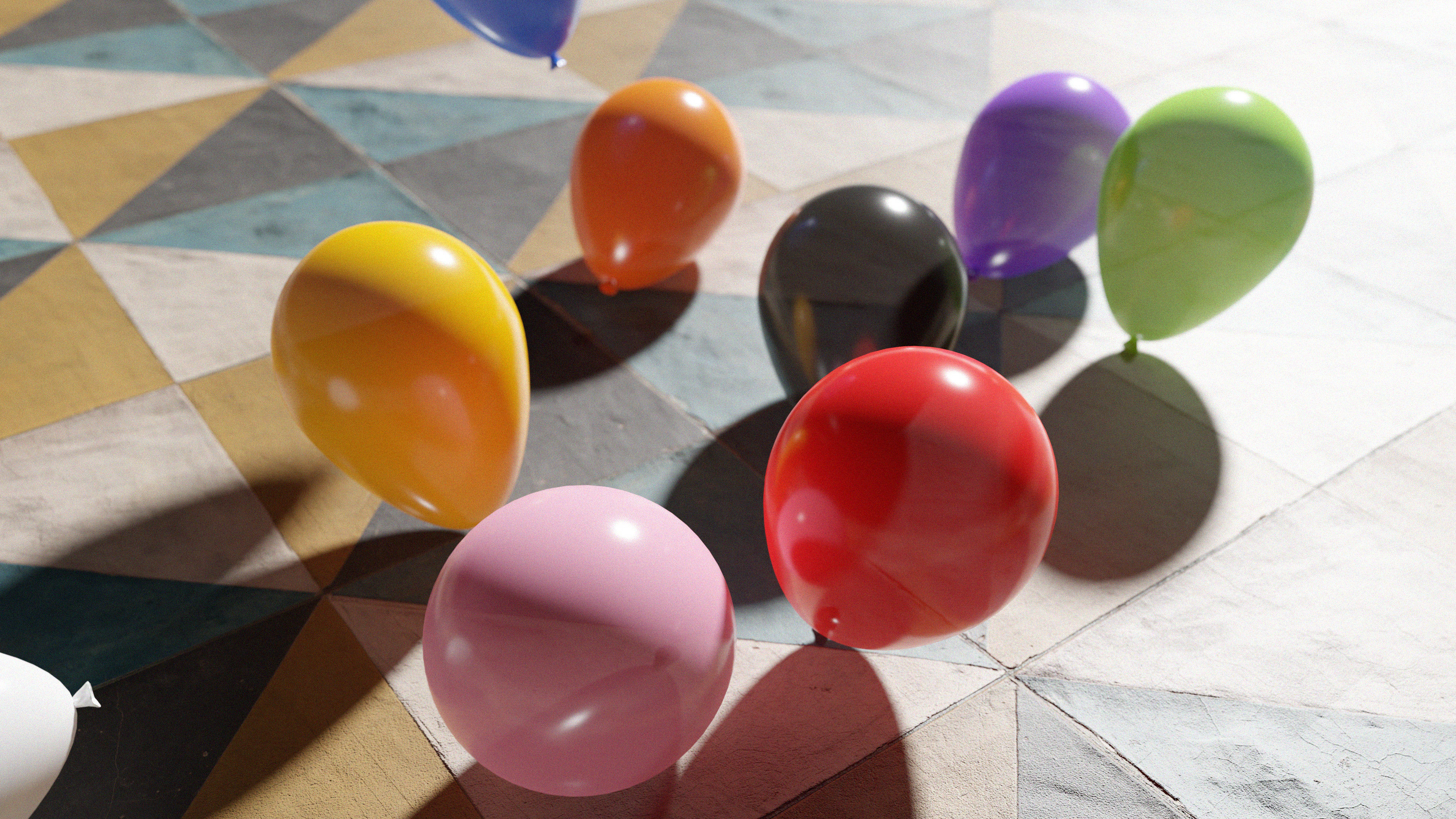 Balloons 3D model_2