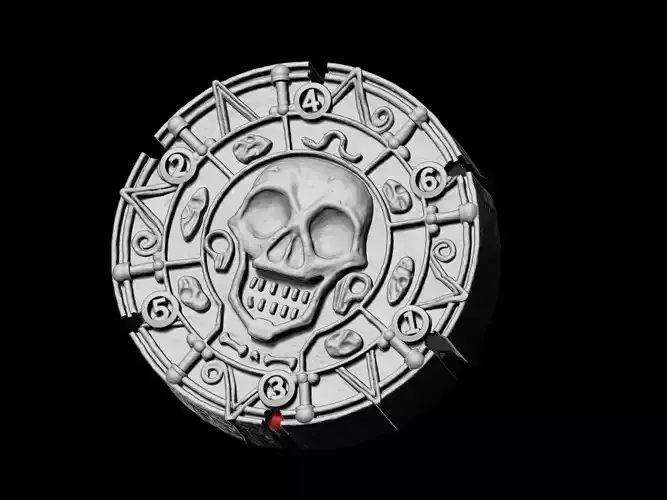 6 sided Dice Coin 3d digital download 3D print model