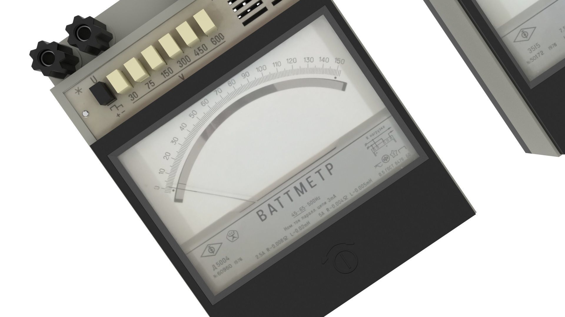 Analog Meters Set 3D model_9