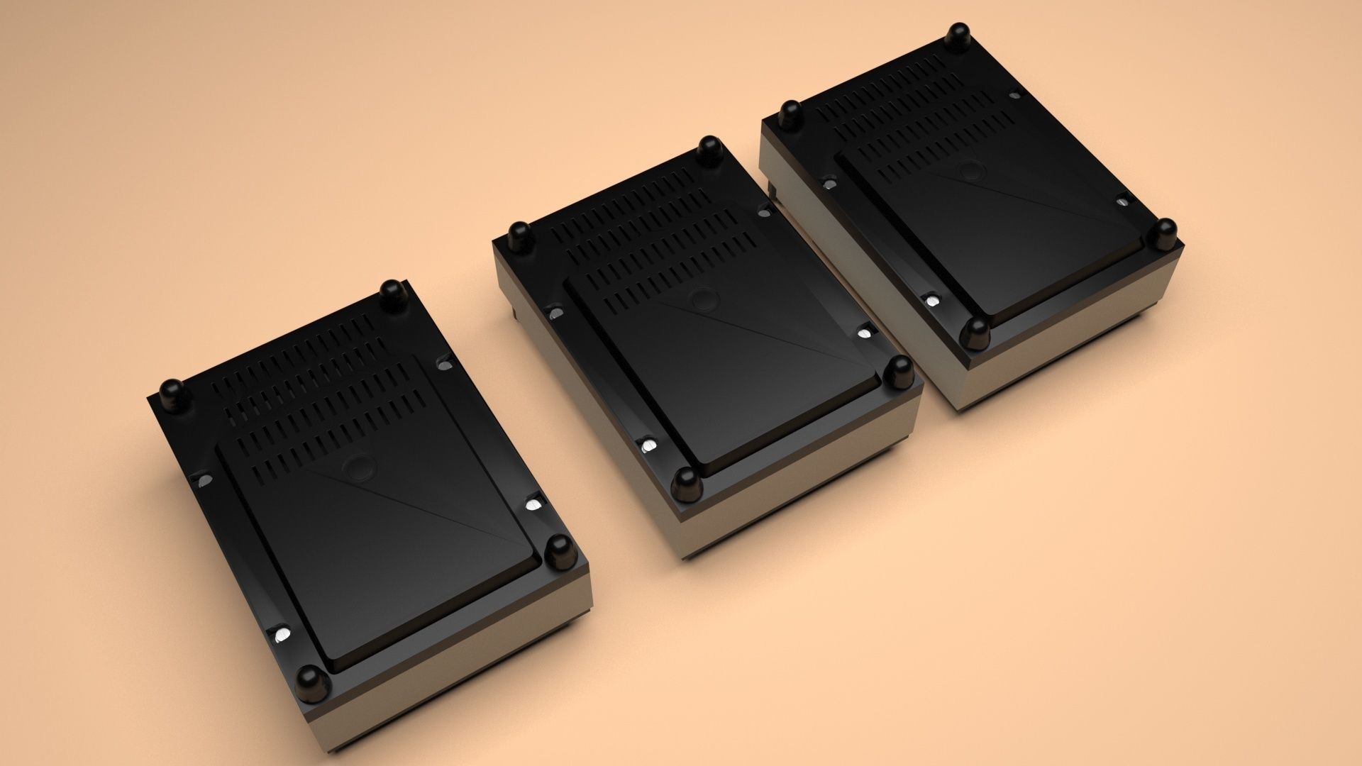 Analog Meters Set 3D model_30