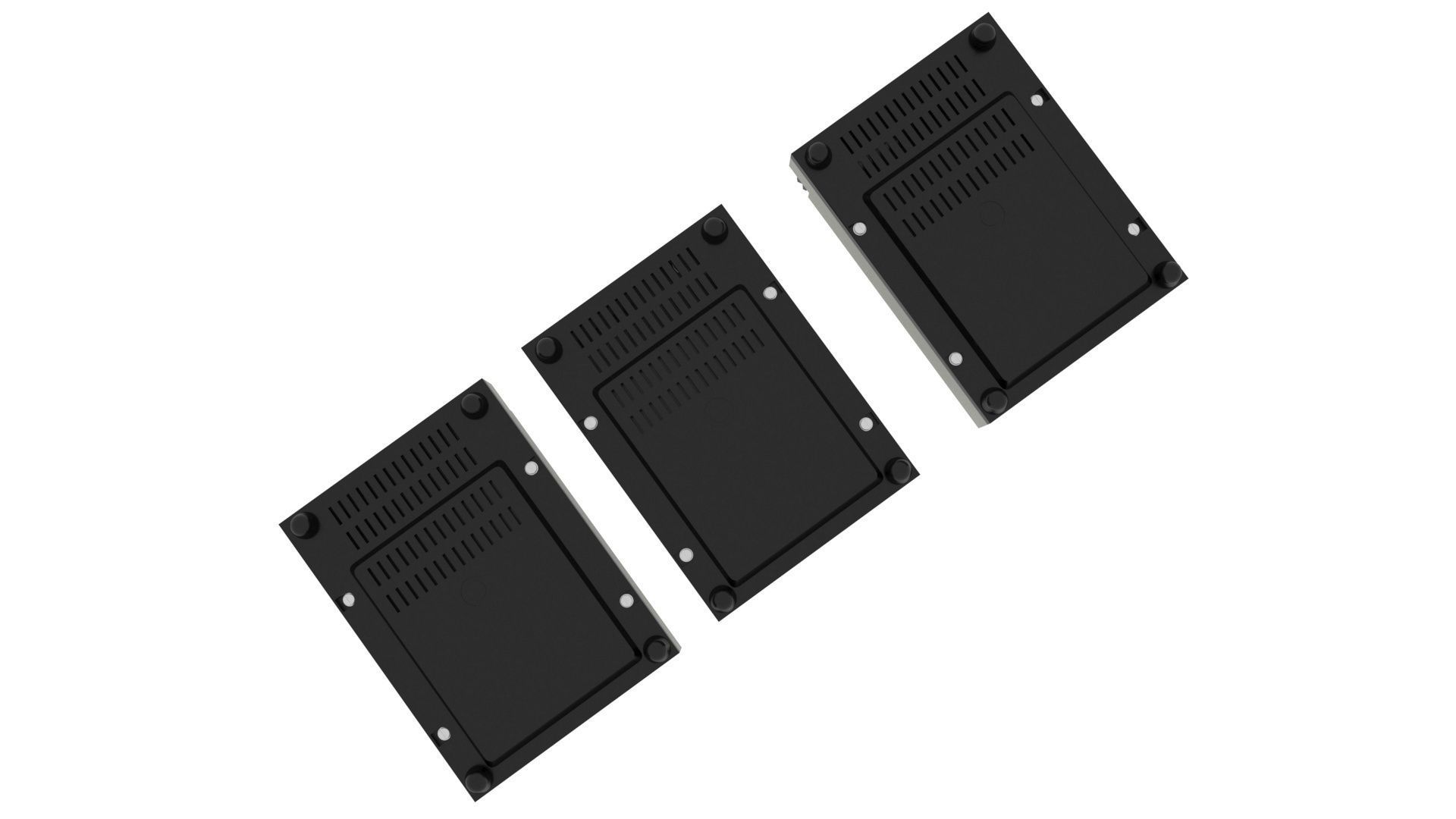 Analog Meters Set 3D model_8