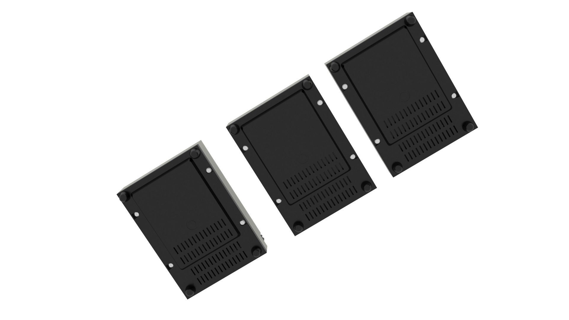 Analog Meters Set 3D model_6