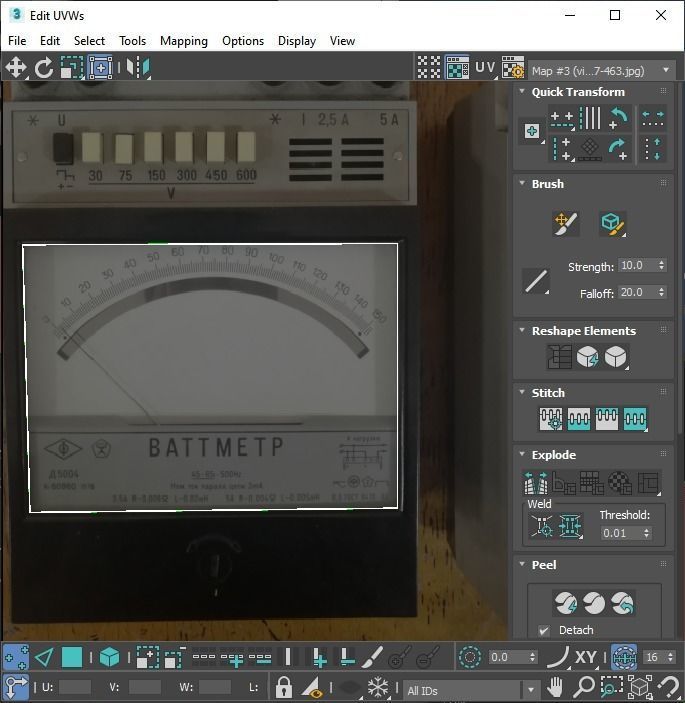 Analog Meters Set 3D model_40