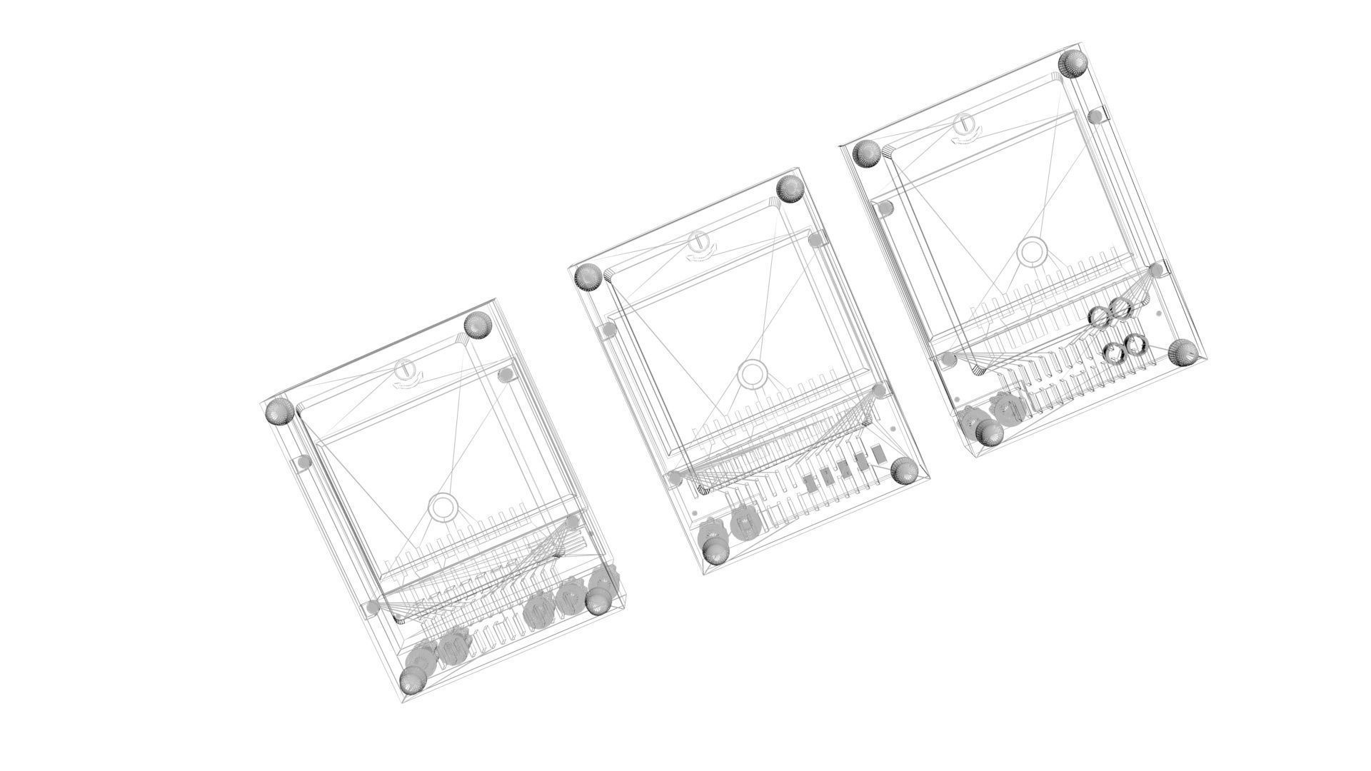 Analog Meters Set 3D model_25