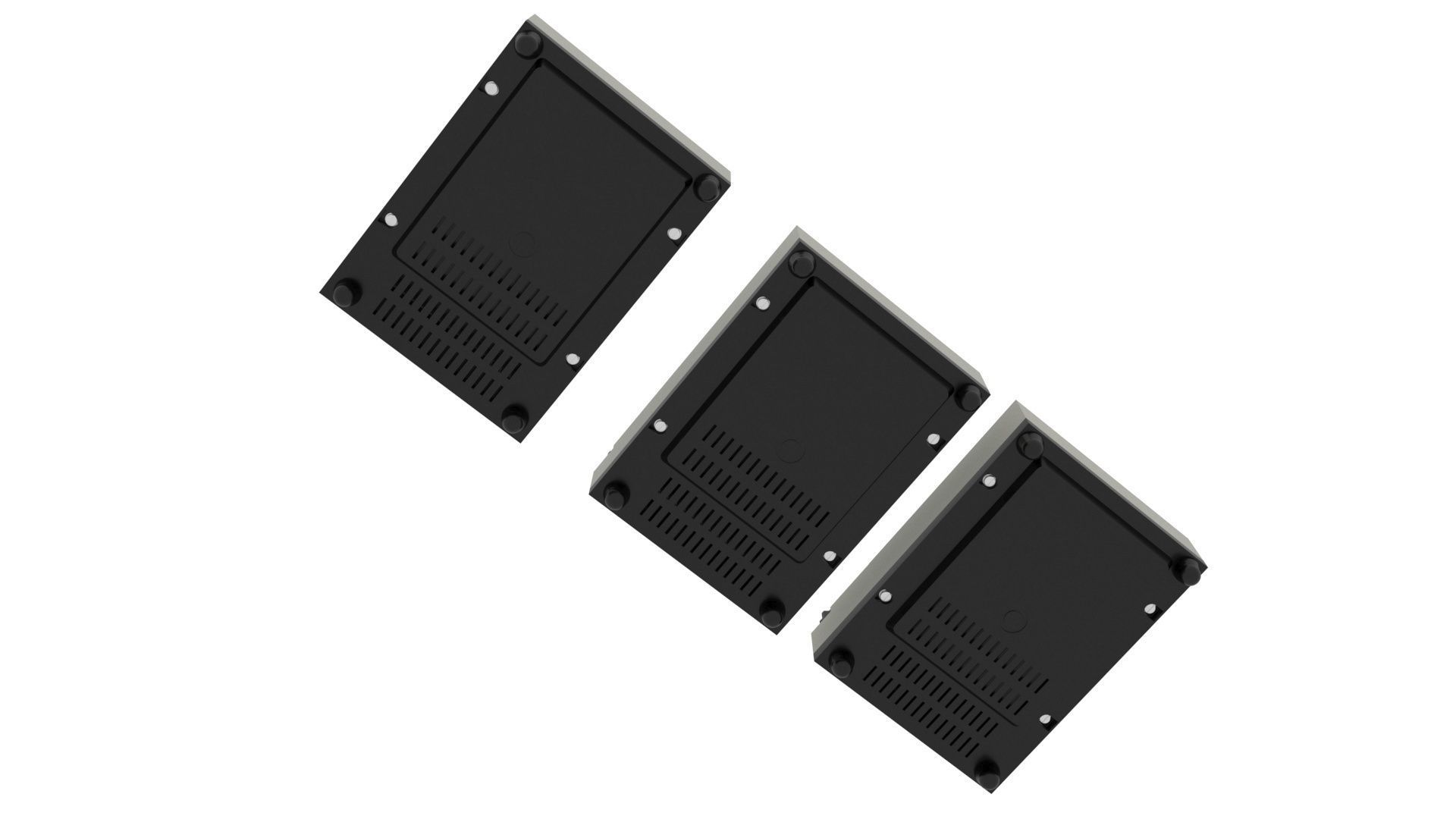 Analog Meters Set 3D model_5