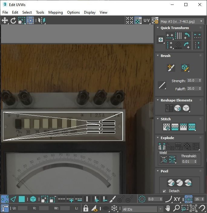 Analog Meters Set 3D model_36