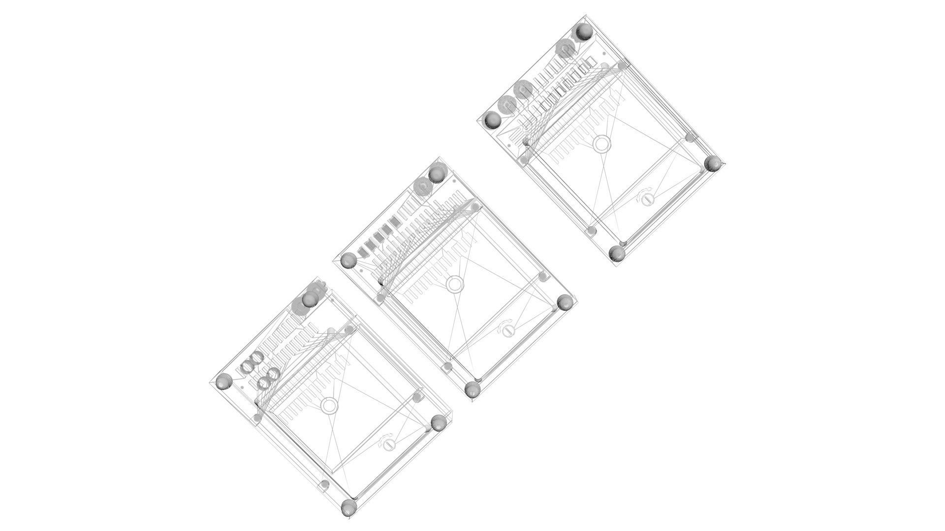 Analog Meters Set 3D model_27