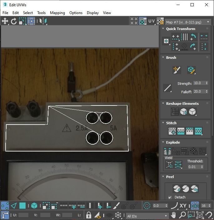 Analog Meters Set 3D model_38
