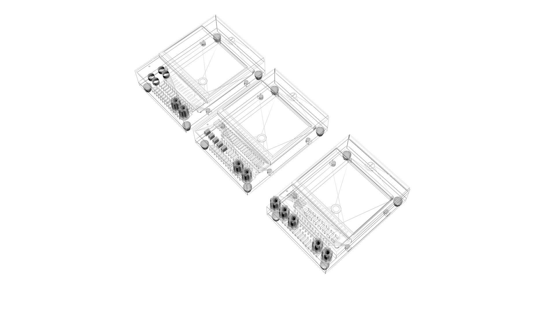 Analog Meters Set 3D model_23