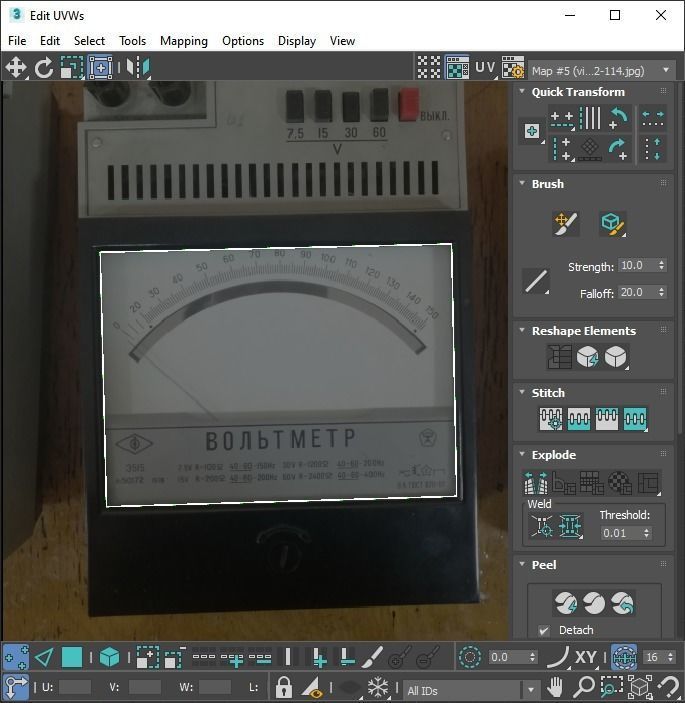 Analog Meters Set 3D model_37