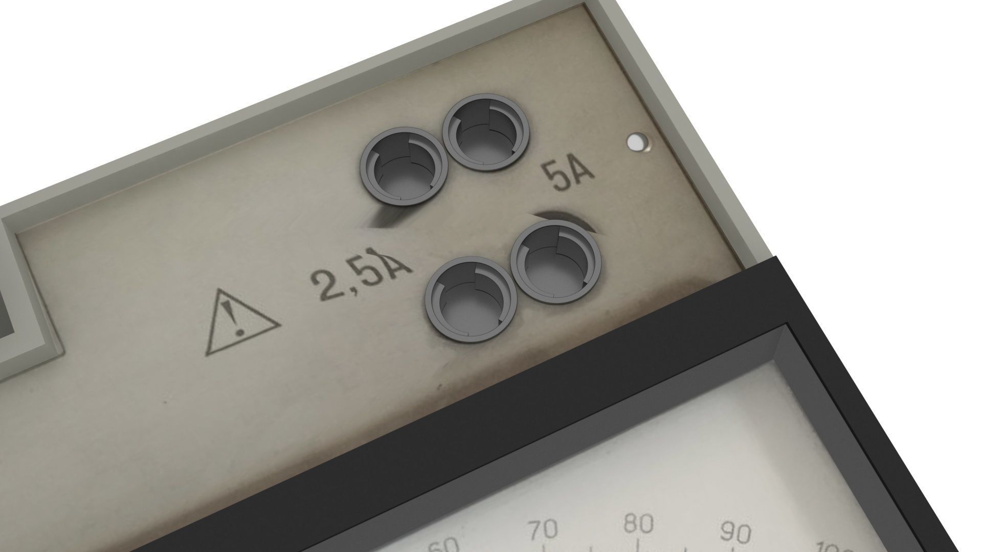 Analog Meters Set 3D model_17