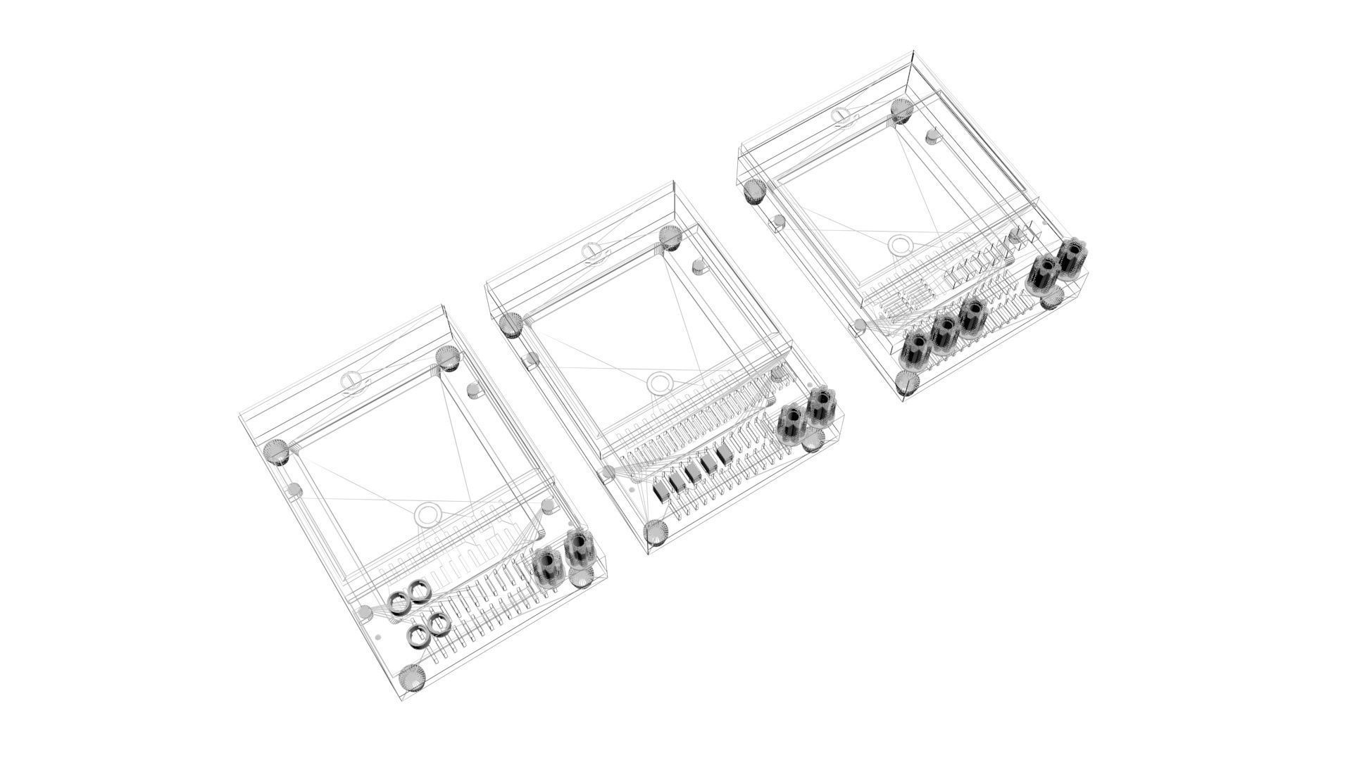 Analog Meters Set 3D model_22