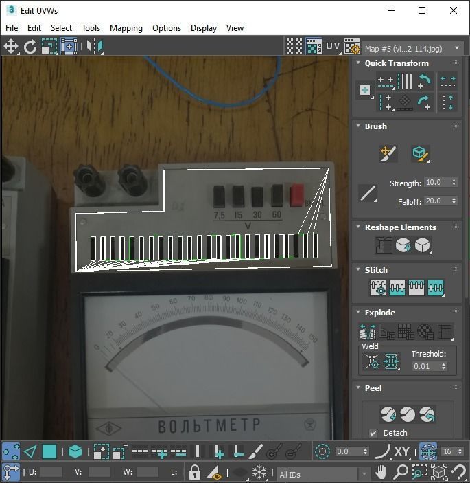 Analog Meters Set 3D model_35