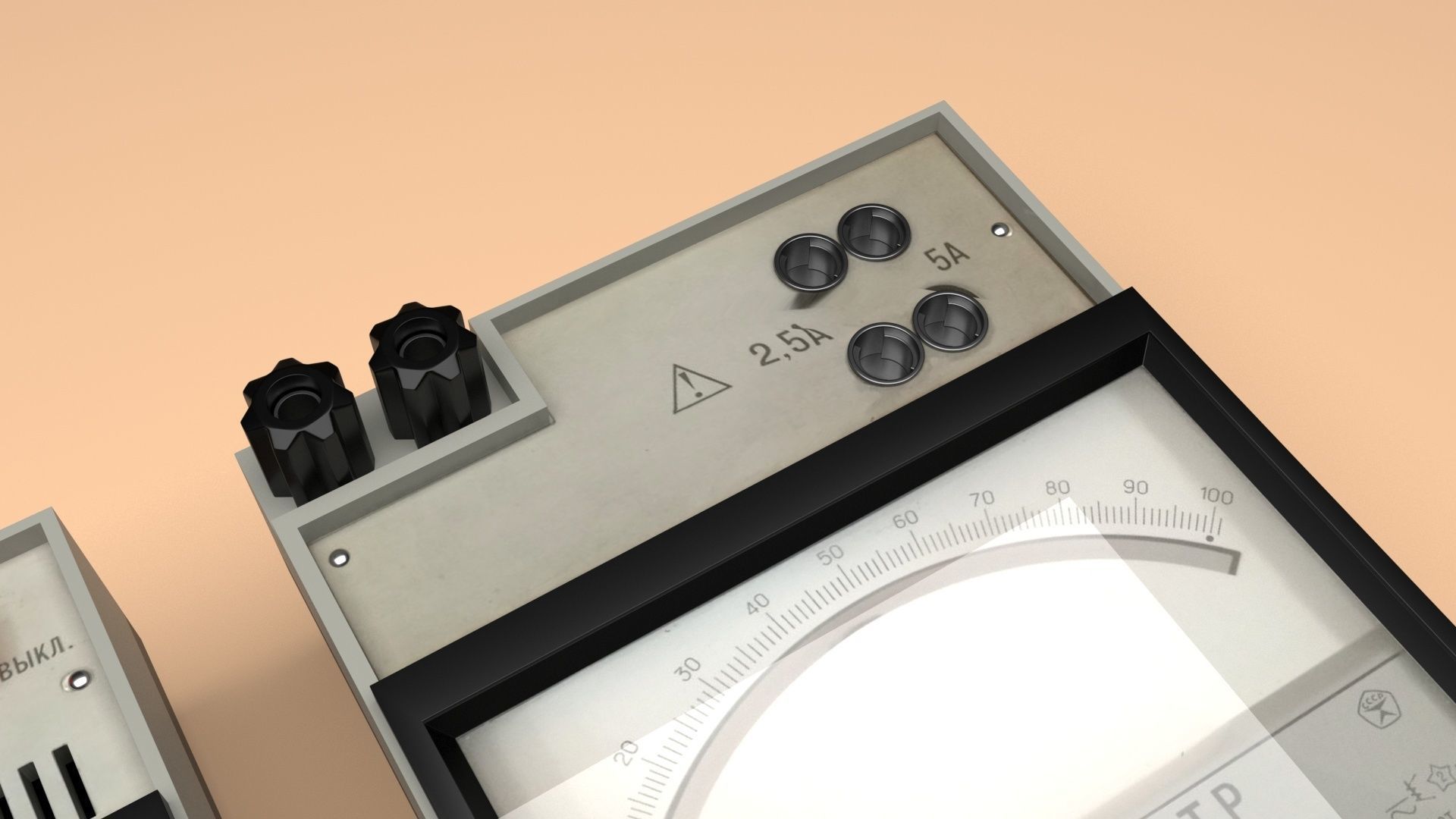 Analog Meters Set 3D model_34