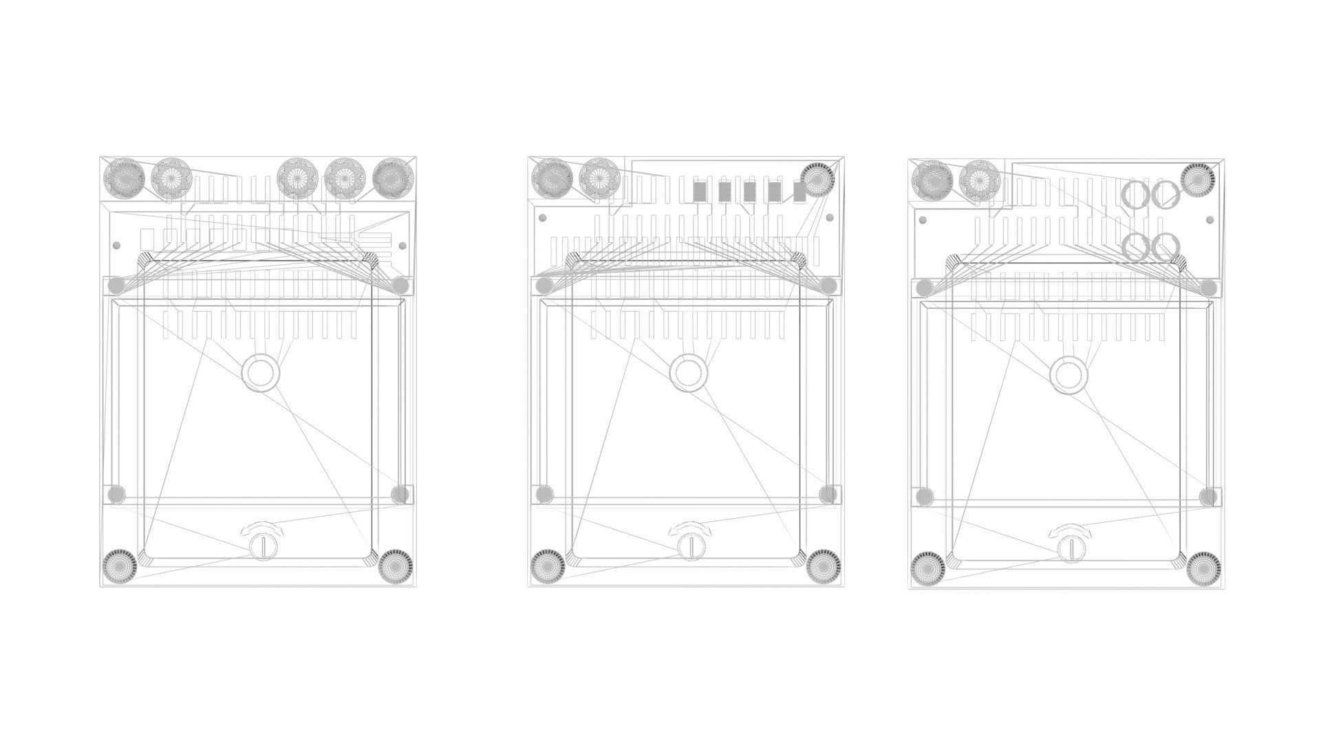 Analog Meters Set 3D model_28