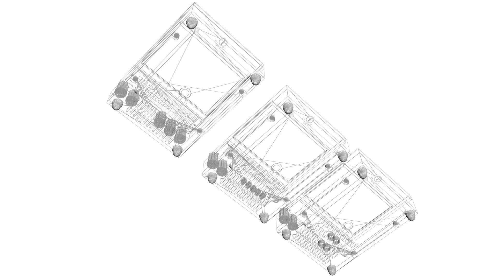 Analog Meters Set 3D model_24