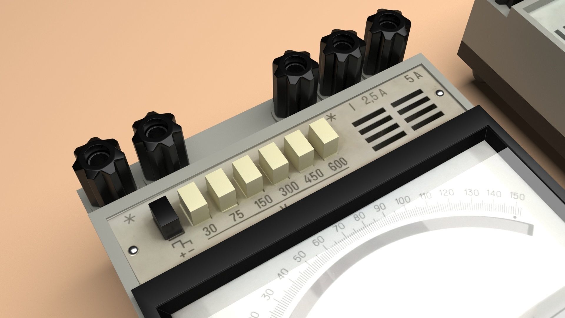 Analog Meters Set 3D model_32