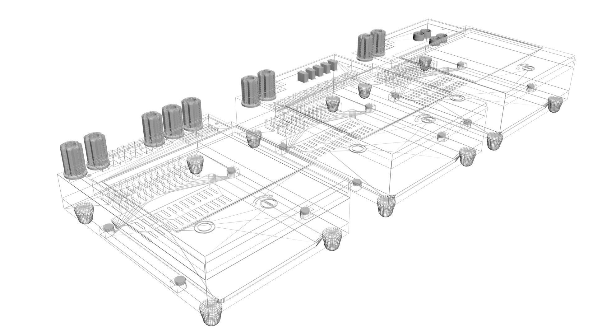 Analog Meters Set 3D model_20