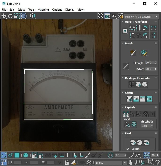 Analog Meters Set 3D model_39