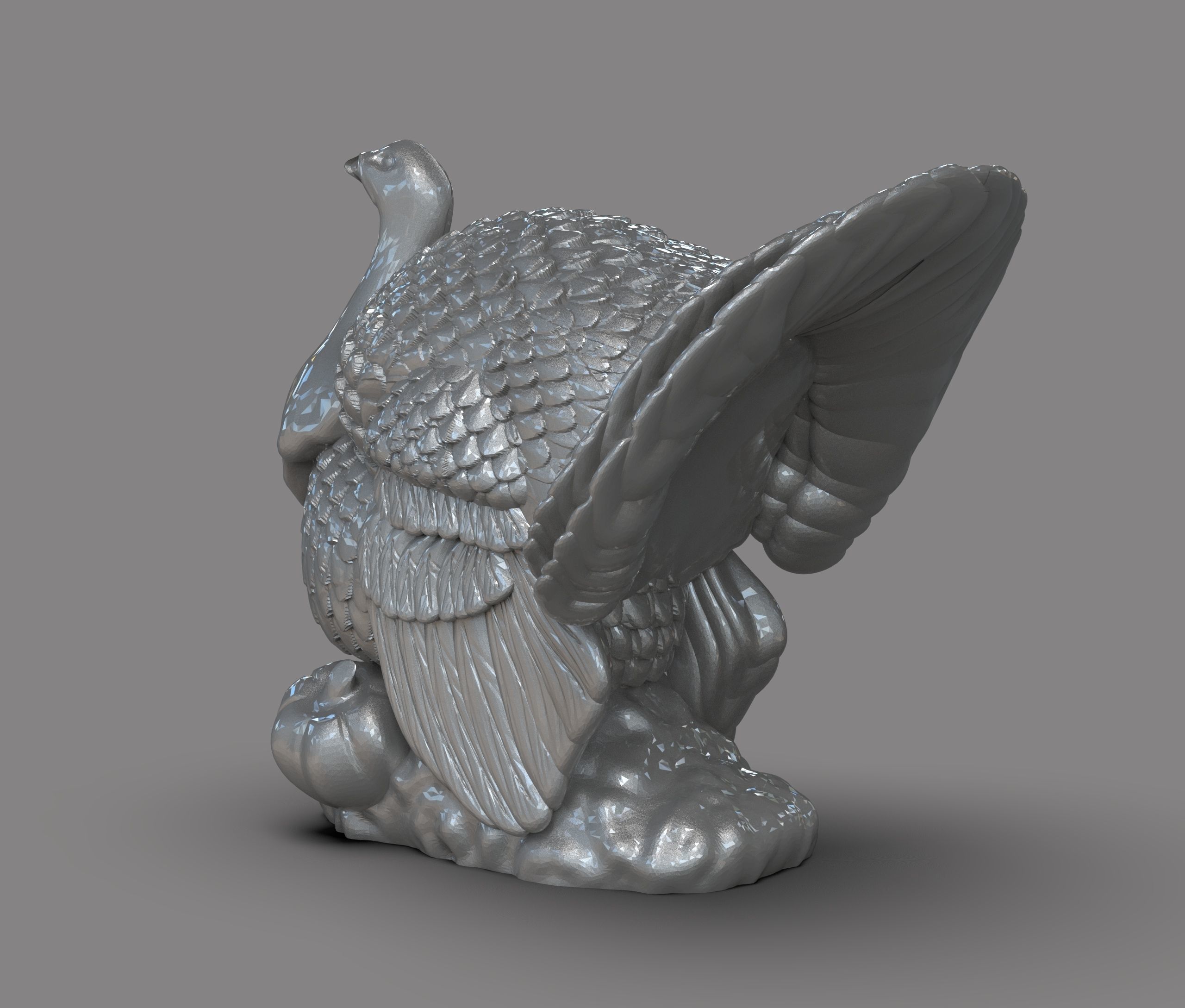 The Thanksgiving Turkey 3D print model_2