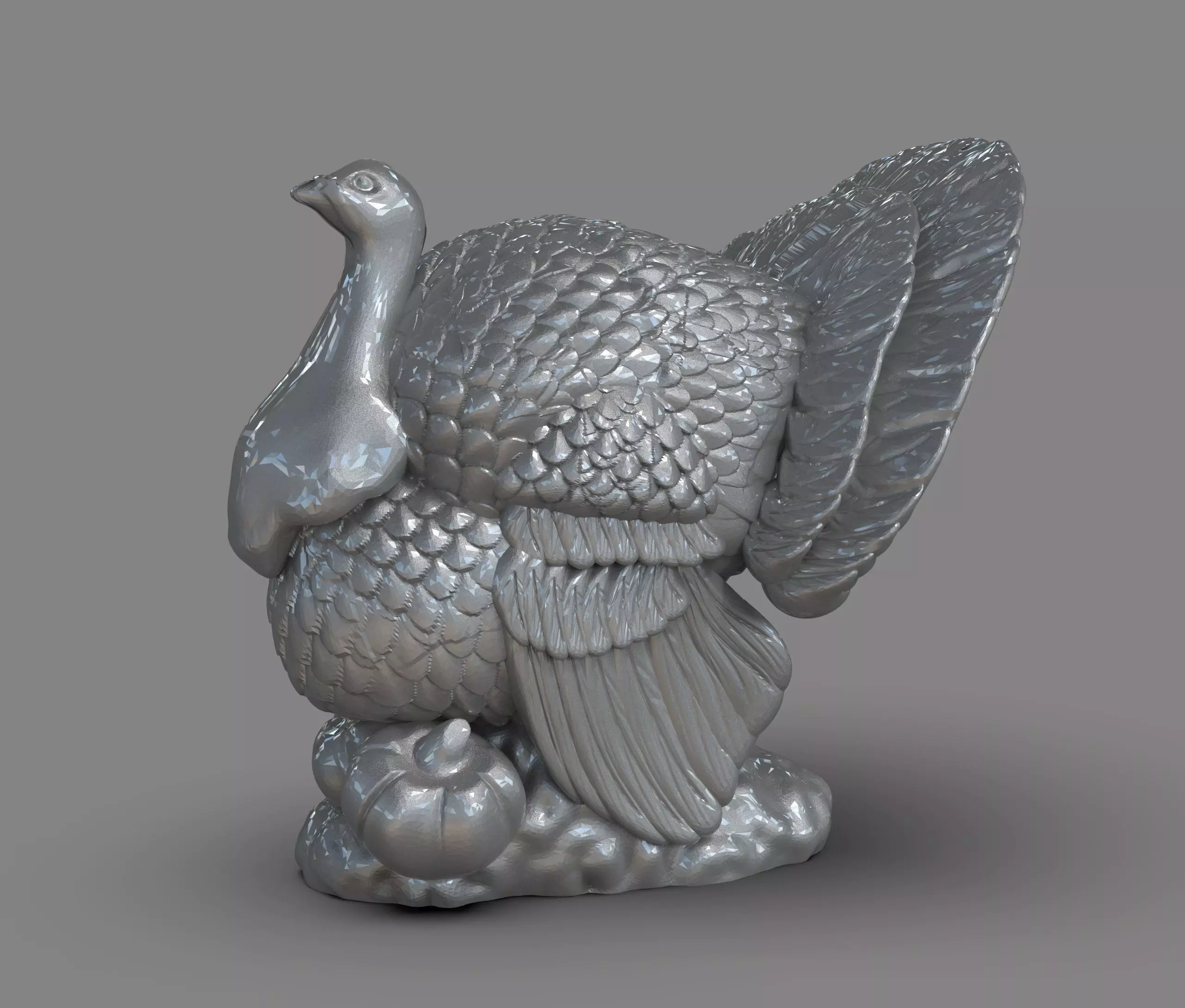 The Thanksgiving Turkey 3D print model_0