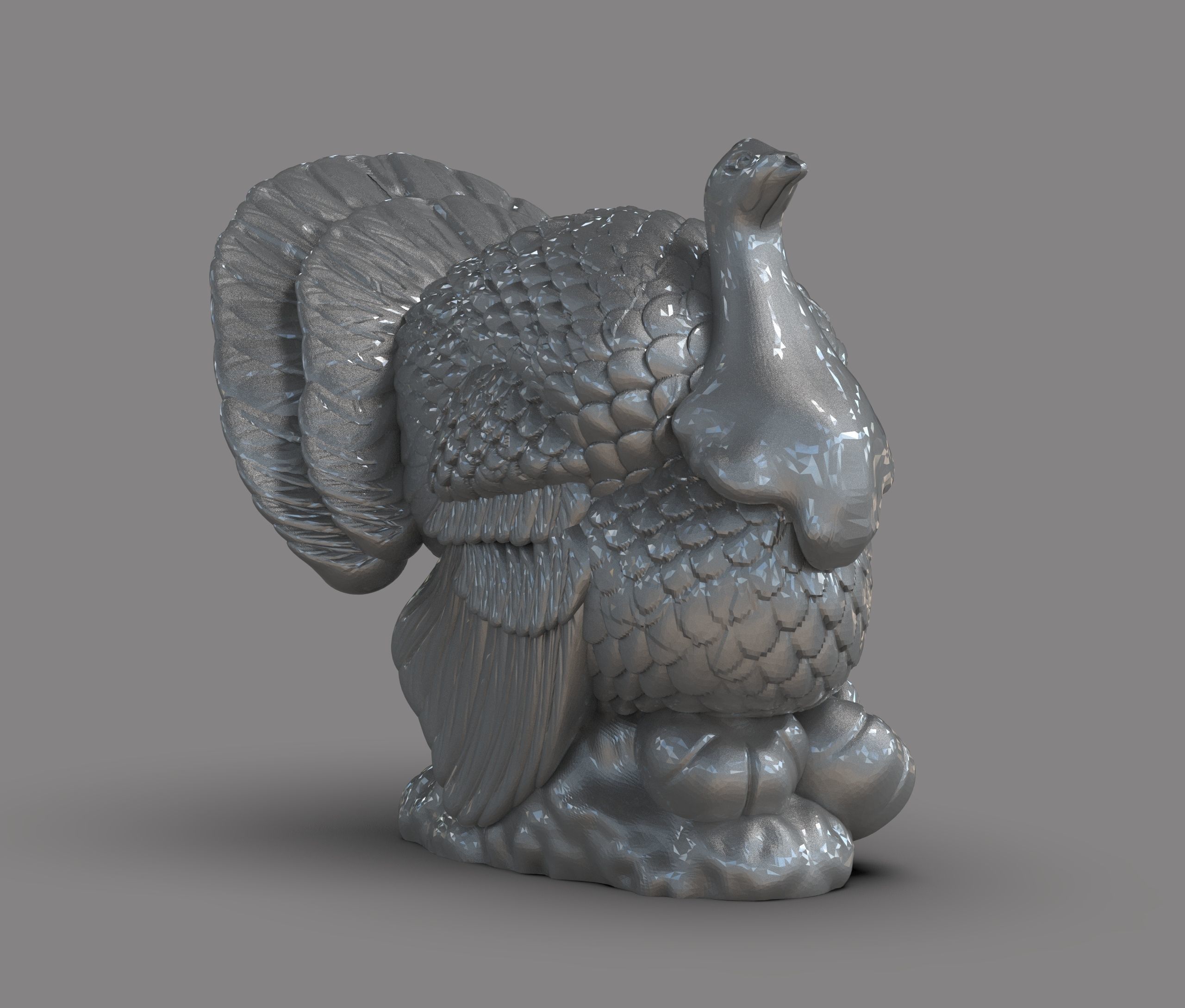 The Thanksgiving Turkey 3D print model_3