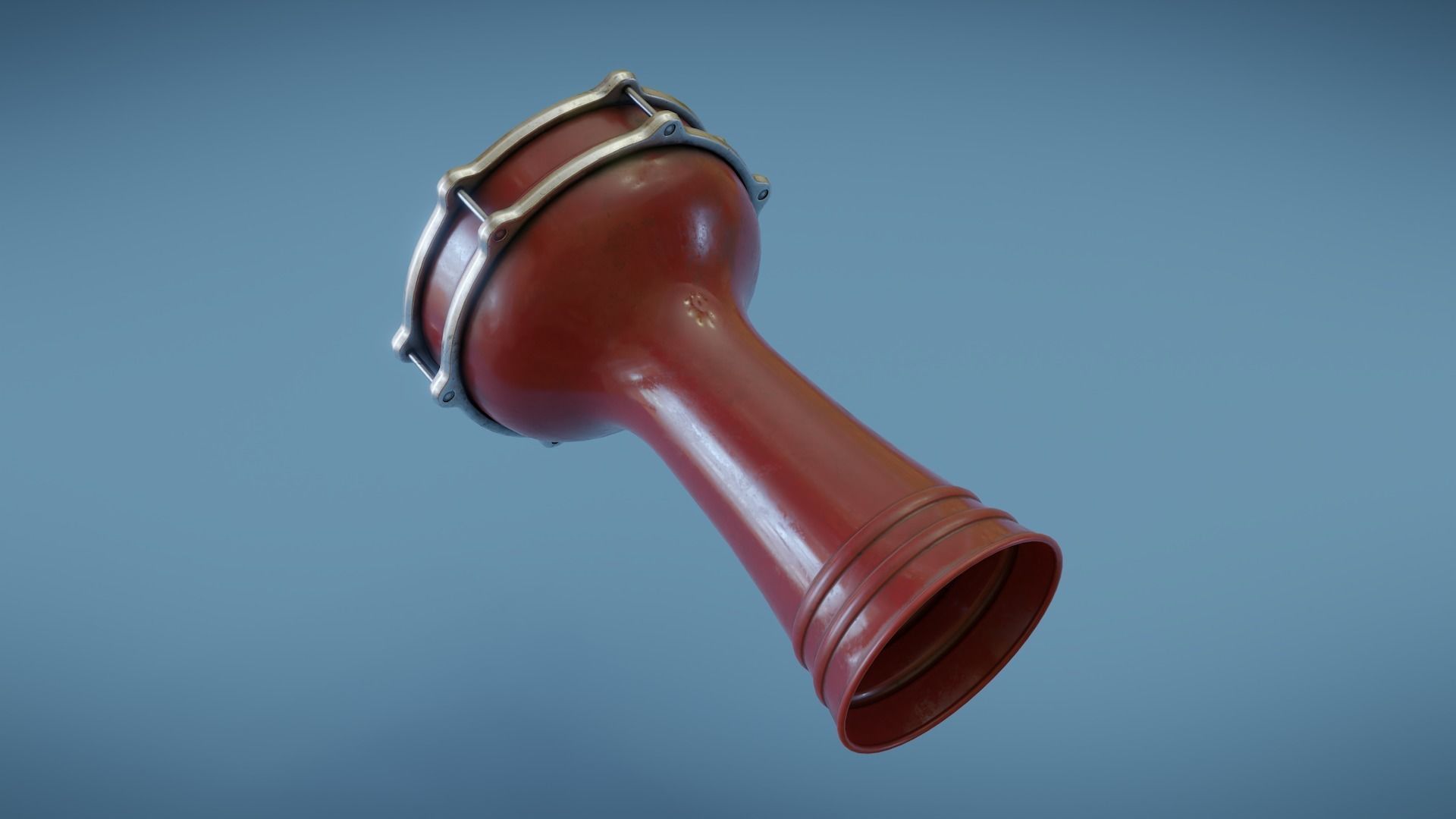 Doumbek Low-poly 3D model_4