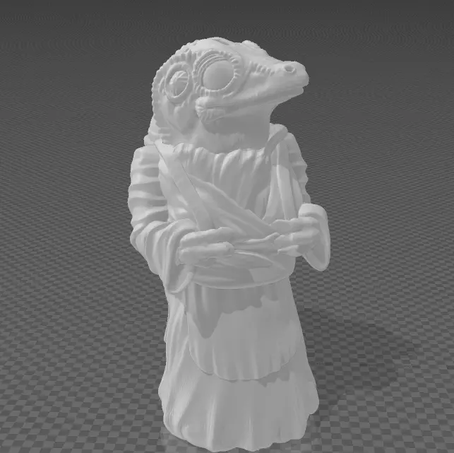 Star Wars Mandalorian Frog Lady 3D print model