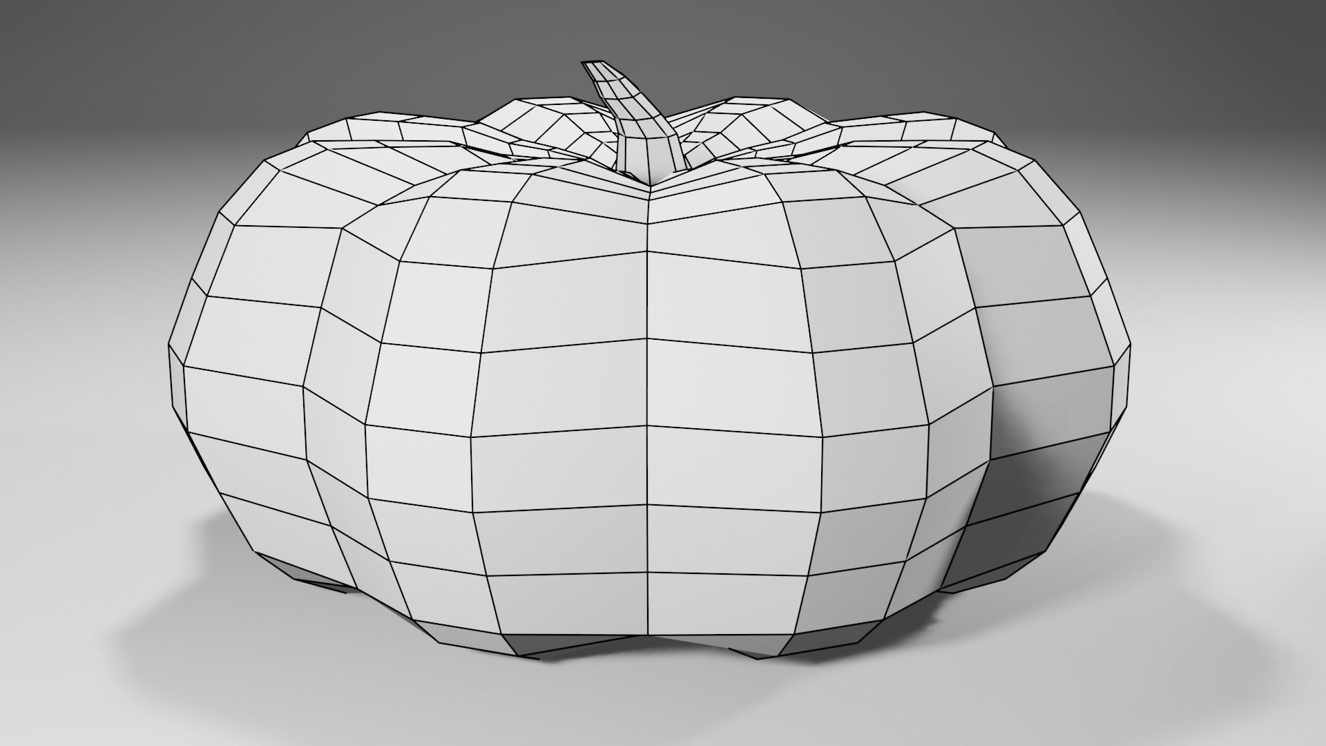 Cartoon Pumpkins low poly pack Low-poly 3D model_8