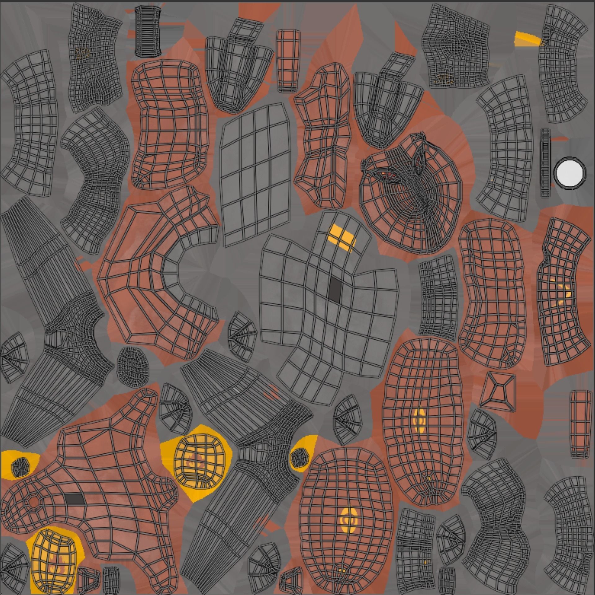 Model of robot  Low-poly 3D model_7