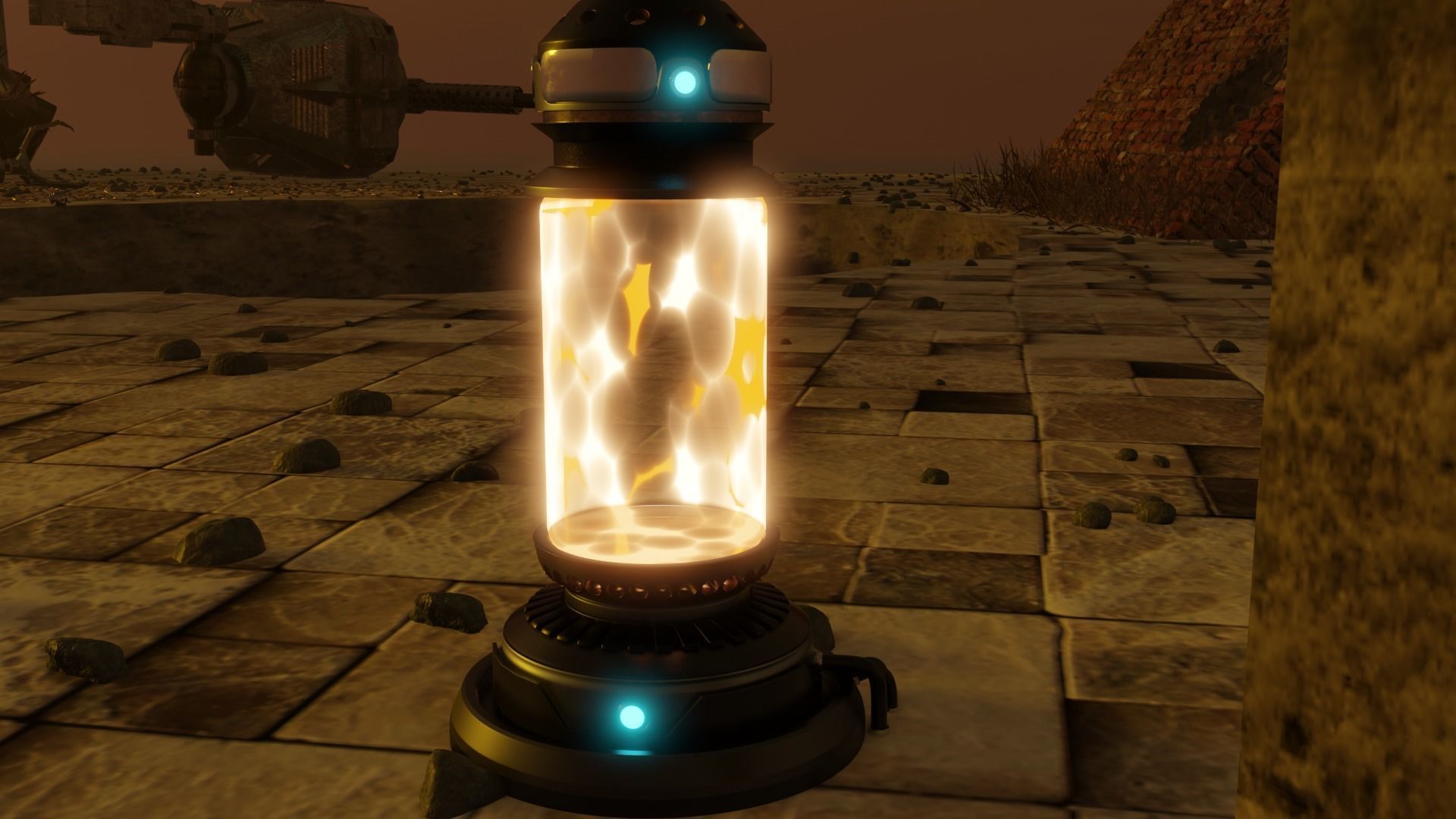 Sci-fi Scene 3D model_8