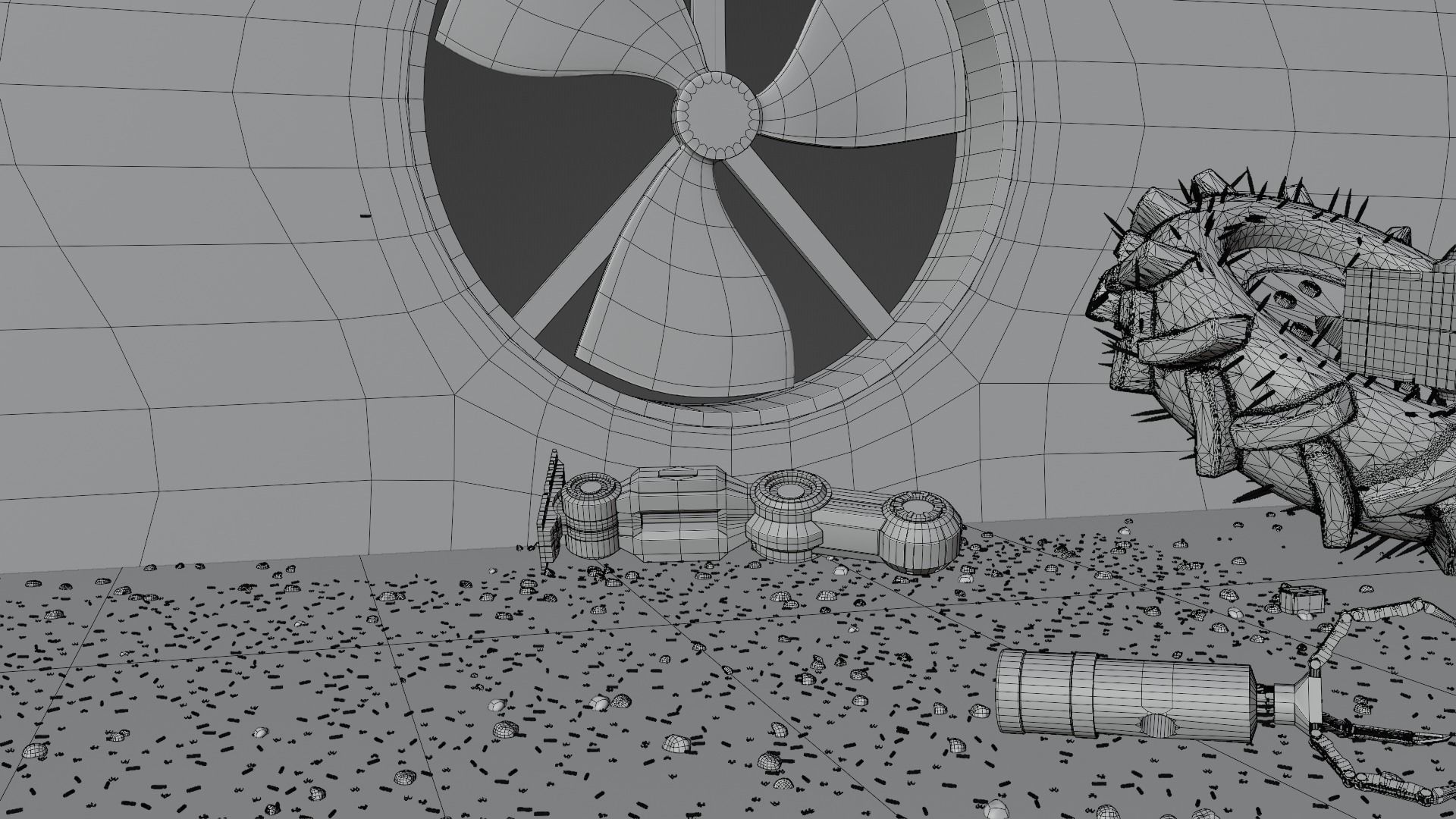 Sci-fi Scene 3D model_15